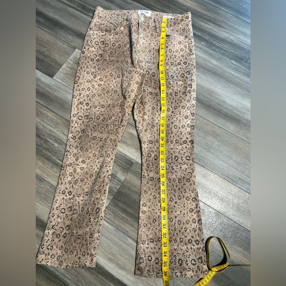 Frame Le Crop mini Boot animal Print Pants- 29 - Picture 4 of 11